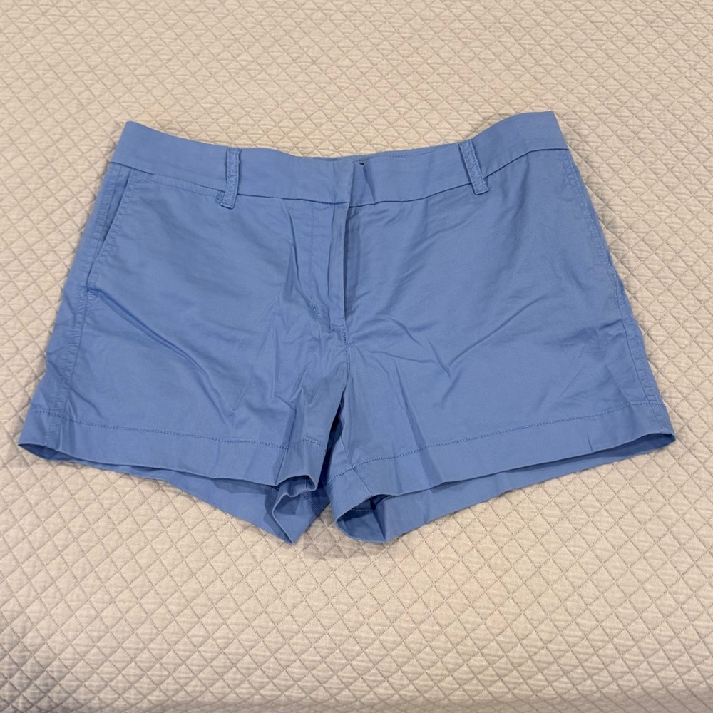 Light Blue J.Crew Chino Shorts